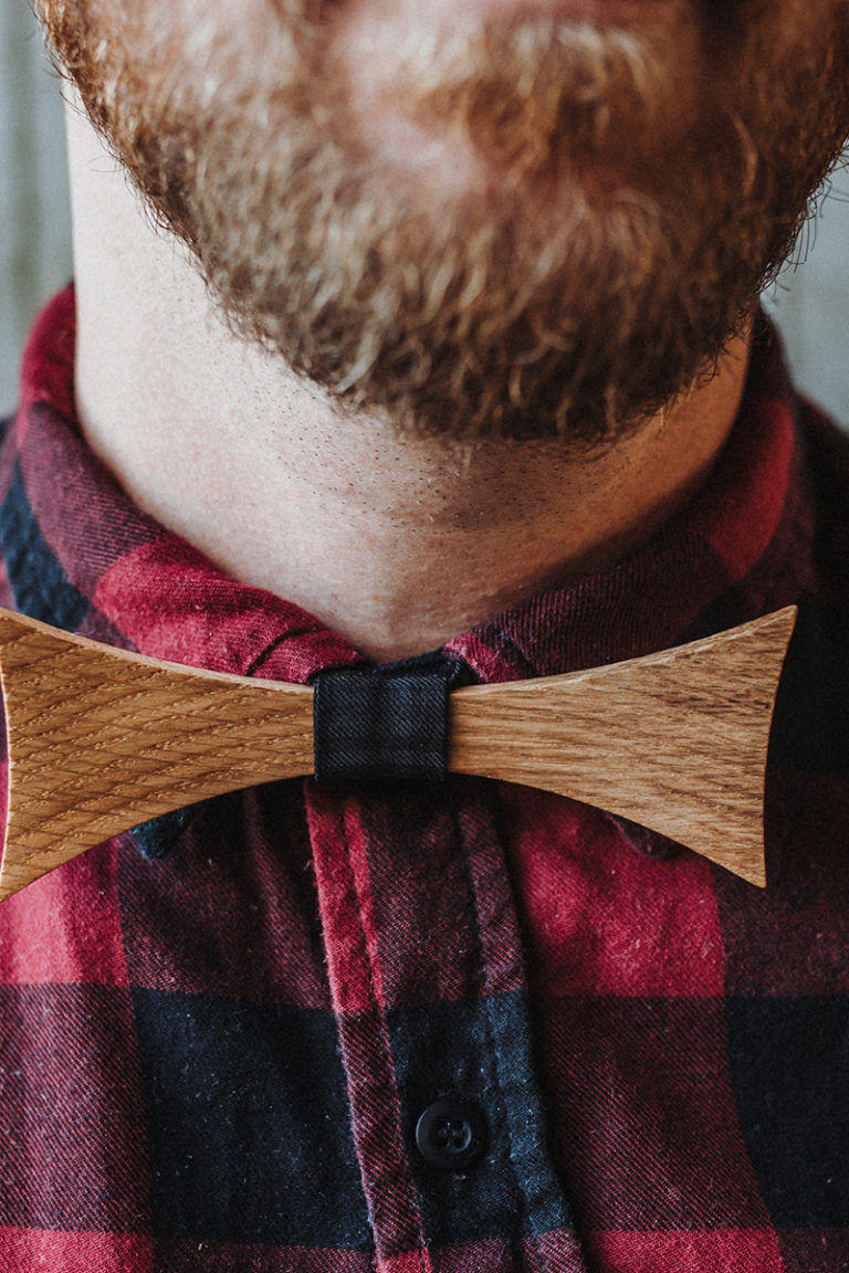 Holzfliege aus Eichenholz - vom baam